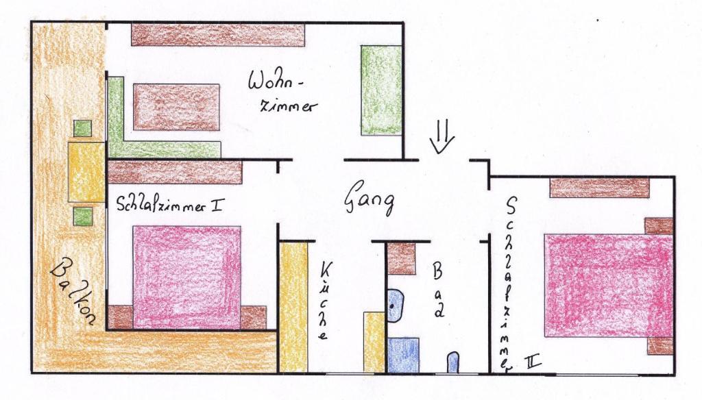 Haus Moosanger Lägenhet Oberau Rum bild